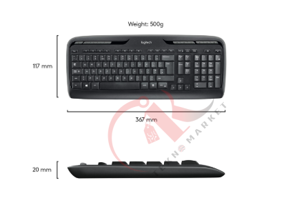 LOGITECH MK330 KABLOSUZ TÜRKÇE KLAVYE & MOUSE SETİ-SİYAH 920-003988