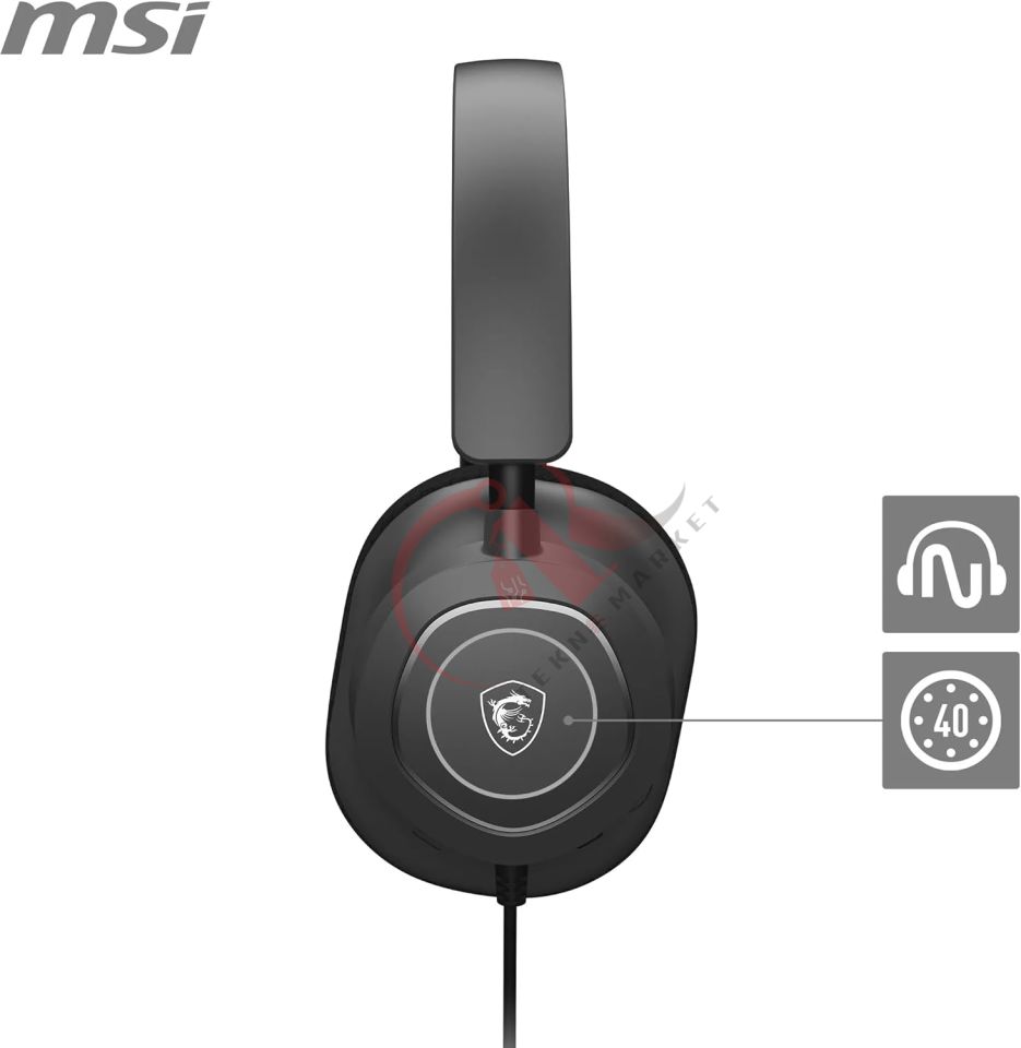 MSI GG MAESTRO 300 GAMING HEADSET USB C KULAKÜSTÜ KULAKLIK