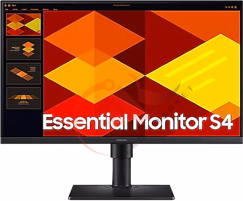 SAMSUNG 24 Essential S4 LS24D400GAUXUF 5 Ms 100 Hz Full HD IPS Pivot Monitör