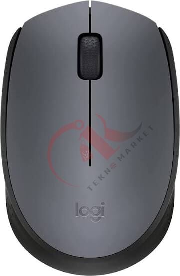 Logitech M170 Kablosuz Optik Mouse, Kullanışlı Ve Hızlı M170 - Gri - Siyah M170